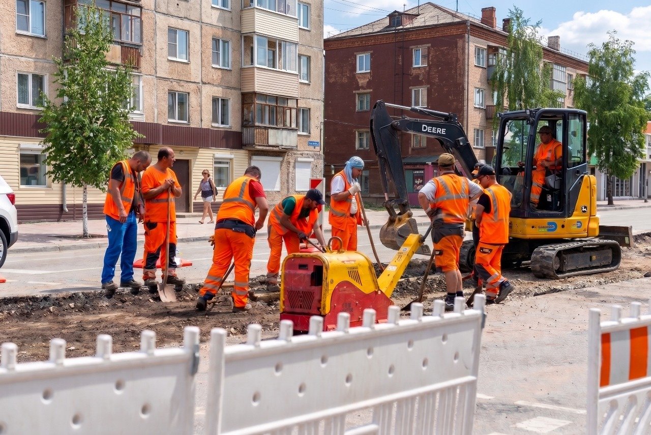 Бригада на объекте